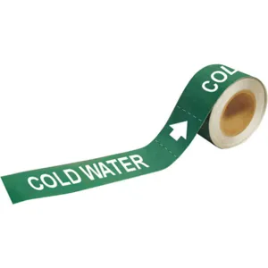 BRADY 73872 Pipe Marker Cold Water 2 In.h | AF4UEA 9K973