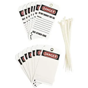 BRADY 76192 Danger Tag 5-3/4 x 3 Inch Osha 3/8 Inch - Pack Of 25 | AF4CZL 8RJR1