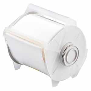 BRADY 76614 Continuous Label Roll, 4 Inch X 100 Ft, Polyester, White, Outdoor | CP2JMA 3ME59