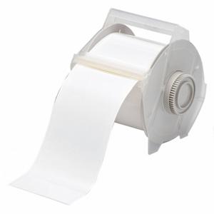 BRADY 113111 Continuous Label Roll, 2 1/4 Inch X 100 Ft, Vinyl, White, Outdoor, 0.004 Inch Label Thick | CP2JGV 3PU31