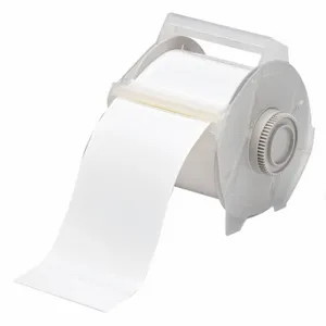 BRADY 76616 Continuous Label Roll, 2 1/4 Inch X 100 Ft, Polyester, White, Outdoor | CP2JFN 3ME61