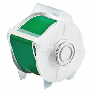 BRADY 76640 Continuous Label Roll, 2 1/4 Inch X 100 Ft, Polyester, Green, Outdoor | CP2JFE 3ME85