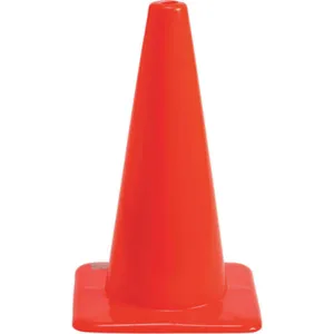 BRADY 80111 Traffic Cone Vinyl 8 Inch Diameter Orange | AH6DEJ 35XF96