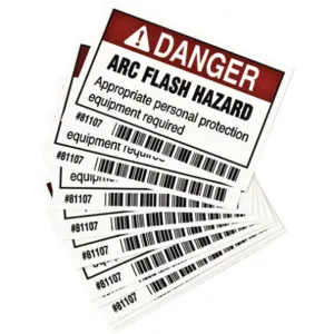 BRADY 81107 Arc Flash Protection Label 2 Inch H - Pack Of 10 | AC4AAM 2XY10