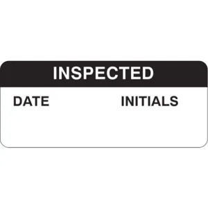 BRADY 82587 Inspection Label 1-1/2 Inch Width - Pack Of 364 | AE4VKW 5MZ80