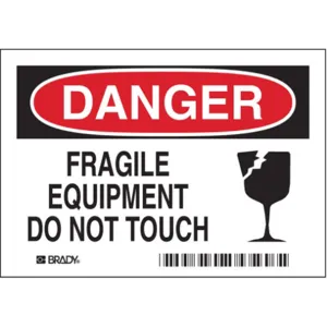 BRADY 86136 Danger Label Instruction 3-1/2 Inch H Pk5 | AD3DNP 3YGY1