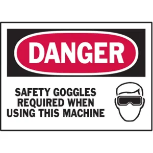 BRADY 86147 Danger Label Instruction 5 Inch Width - Pack Of 5 | AD2ZEY 3WZP1