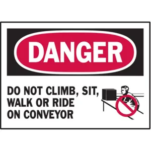 BRADY 86256 Danger Label Instruction 5 Inch Width - Pack Of 5 | AD3DNC 3YGU7