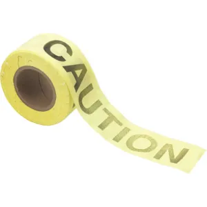 BRADY 91083 Biodegrdbl Barricade Tape Yellow/ Black 150 Feet | AA7GTV 15Y428