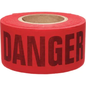 BRADY 91084 Biodegradble Barricade Tape Red/black 150 Feet | AA7GTW 15Y429