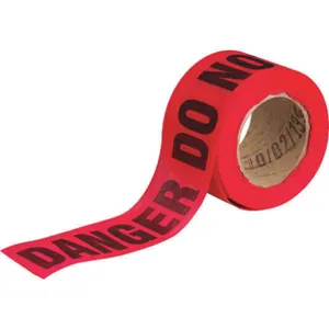 BRADY 91089 Barricade Tape Danger Do Not Enter 3 Inch Width | AH6DMZ 35XM19