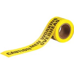 BRADY 91092 Barricade Tape Black/Yellow 150 Feet Length | AH6DNB 35XM21