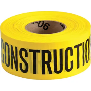 BRADY 91101 Barricade Tape Reinforced Polyethylene 500 Feet | AG9KYM 20TK85