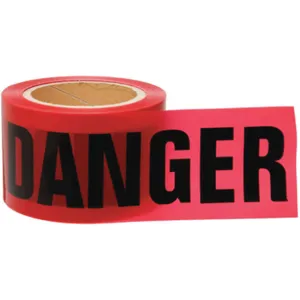 BRADY 91200 Barricade Tape Red/black 200 Feet x 3 In | AA7GTC 15Y412