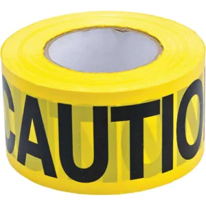 BRADY 91212 Barricade Tape Yellow/ Black 200ft x 3 In | AA7GTZ 15Y432