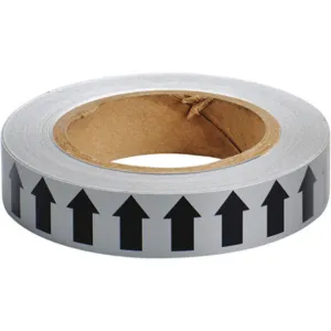 BRADY 91415 Arrow Tape Black/gray 1 Inch Width | AE3ZDW 5GXF3