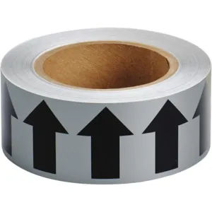 BRADY 91419 Arrow Tape Black/gray 2 Inch Width | AE3ZDX 5GXF4