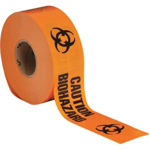 BRADY 91448 Barricade Tape Orange/black 1000ft x 3in | AB3TRJ 1VD13