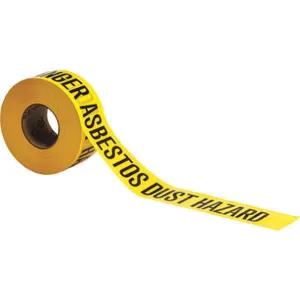 BRADY 91456 Barricade Tape Black/Yellow 1000 Feet Length | AH6DNK 35XM29