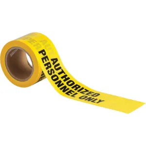 BRADY 91468 Barricade Tape 3 Inch Width 200 feet Authorized Person | AH6DEU 35XG11