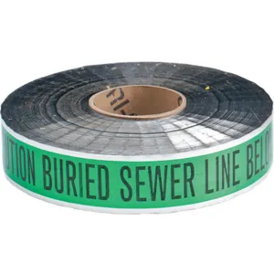 BRADY 91604 Underground Warning Tape 1000 Feet | AG9KZC 20TK99