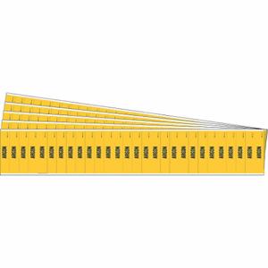 BRADY 91900-PK Rohrmarkierer, Argon, Gelb, Schwarz, passend für Rohre mit einem Außendurchmesser von 3/4 Zoll und kleiner, 28 Rohrmarkierer | CT9PQK 781X41