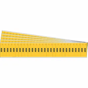 BRADY 91900-PK Pipe Marker, Argon, Yellow, Black, Fits 3/4 Inch and Smaller Pipe OD, 28 Pipe Markers | CT9PQK 781X41