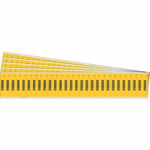 BRADY 91940-PK Pipe Marker, Hydrogen, Yellow, Black, Fits 3/4 Inch Size and Smaller Pipe OD | CU2DFQ 781XC6