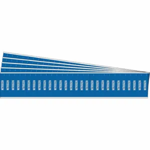 BRADY 91997-PK Pipe Marker, Nitrogen, Blue, White, Fits 3/4 Inch Size and Smaller Pipe OD | CU2DHZ 781X94