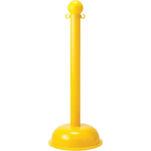 BRADY 92118 Post Warning 41 Inch H Yellow Use With AD9JMA | AD2RCM 3TN67