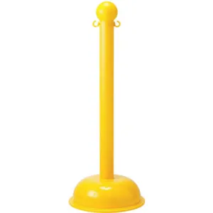 BRADY 92121 Link Warning Post Solid Yellow - Pack Of 6 | AA7GVE 15Y461