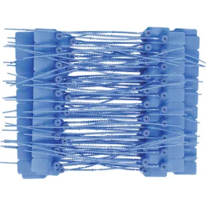 BRADY 95143 Pull Tight Seal Plastic Blue - Pack Of 100 | AA7HJU 15Y782