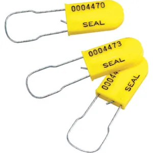 BRADY 95175 Padlock Seal Polypropylene Pk 100 | AF7AVH 20TL29