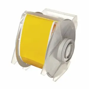 BRADY 96061 Continuous Label Roll, 2 1/4 Inch X 50 Ft, Reflective Reflective Tape, Yellow, Outdoor | CP2LHR 3CFN4