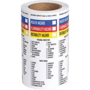 BRADY 99177 Nfpa Label Paper 8 Inch Height 3 Inch Width - Pack Of 500 | AD2QNF 3TL71