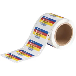 BRADY 99192 Hmig Label 3 Inch Width 1-7/8 Inch H - Pack Of 500 | AF4EYY 8UL86