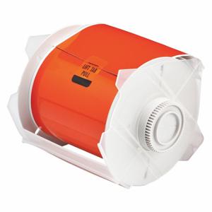 BRADY 99219 Continuous Label Roll, 4 Inch X 50 Ft, Reflective Reflective Tape, Orange, Outdoor | CP2JPV 14A421