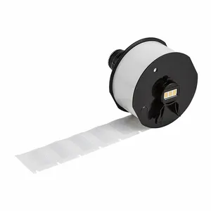 BRADY A62-16-499 Precut Label Roll, 1 x 1/2 Inch Size, Autoclavable Cryogenic Nylon Cloth, White | CV4PGH 61DT13