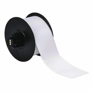 BRADY B30-219-595-BLNKWT Precut Label Roll, 2 1/4 x 3 27/32 Inch Size, Vinyl, White, 250 Labels | CP2KDW 6XGX5