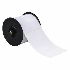 BRADY B30-25-595-BLNKWT Precut Label Roll, 4 x 6 Inch Size, Vinyl, White, 175 Labels | CP2KKB 6XGX8