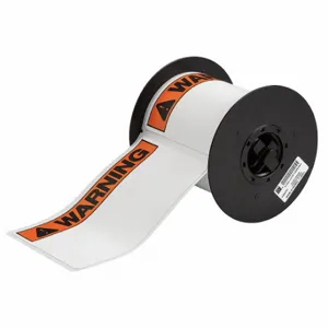 BRADY B30-25-854-ANSIWA Precut Label Roll, Warning, Warning Header, 4 x 6 1/4 Inch Size, 4 Inch Size | CP2LCE 29UG27