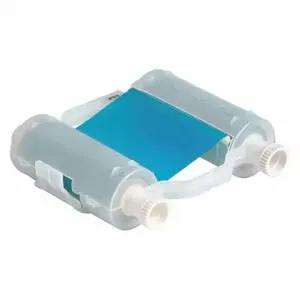 BRADY B30-R10000-PRCCY Label Printer Ribbon Cartridge, 4 5/16 Inch Size x 200 ft, Cyan, Resin, R10000 | CP2BGF 45LT37