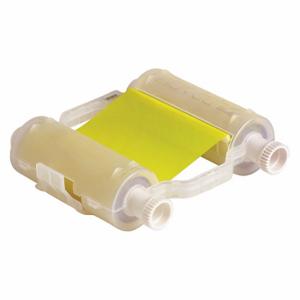 BRADY B30-R10000-PRCYEL Label Printer Ribbon Cartridge, 4 5/16 Inch Size x 200 ft, Yellow, Resin, R10000 | CP2BGG 45LT39