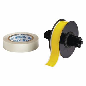 BRADY B30C-1125-483YL-KT Continuous Label Roll, 1 1/8 Inch X 100 Ft, Polyester With Rubber Adhesive, Yellow, 6Xgz4 | CP2HVJ 45LT01