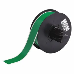 BRADY B30C-1125-595-GN Continuous Label Roll, 1 1/8 Inch X 100 Ft, Vinyl, Green, Outdoor, 0.004 Inch Label Thick | CP2HWR 6XHH1