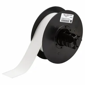 BRADY B30C-1125-855-WT Continuous Label Roll, 1 1/8 Inch X 50 Ft, Polyester, White, Indoor/Outdoor | CP2HXQ 29TT36