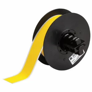 BRADY B30C-1125-855-YL Continuous Label Roll, 1 1/8 Inch X 50 Ft, Polyester, Yellow, Indoor/Outdoor | CP2HXR 29TT35