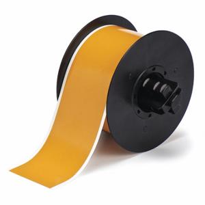 BRADY B30C-2250-569-OC Continuous Label Roll, 2 1/4 Inch X 100 Ft, Low Halide Polyester, Orche, Outdoor | CP2JEB 6UNA2