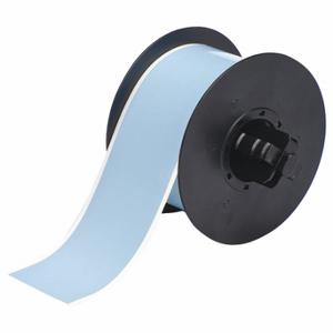 BRADY B30C-2250-569-SB Continuous Label Roll, 2 1/4 Inch X 100 Ft, Low Halide Polyester, Blue, Outdoor | CP2JDU 6UND2
