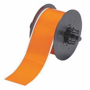BRADY B30C-2250-584-OR Continuous Label Roll, 2 1/4 Inch X 50 Ft, Reflective, Orange, Outdoor | CP2JHN 6XHD6
